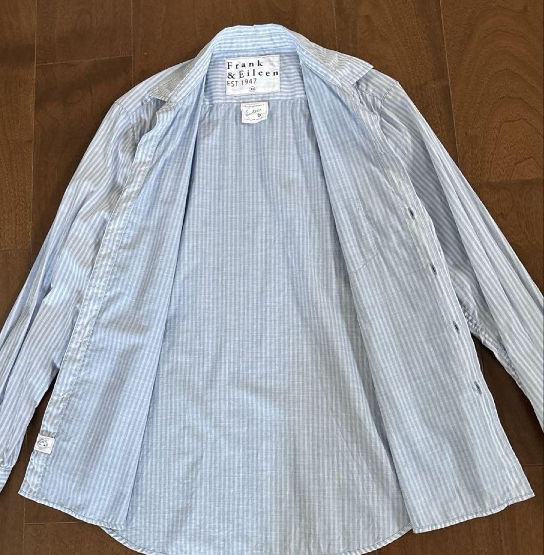 美品！フランクアンドアイリーン　EILEEN ストライプシャツ　XS