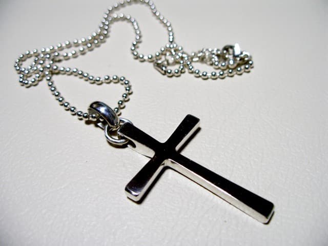 仁尾彫金『プラチナクロスpt900裏抜き無し』ハンドメイド15b