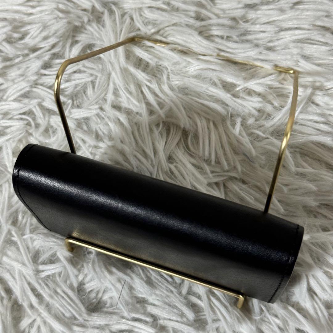 未使用級✨LEMMA レンマ　HAMBLE アンブレ　三つ折り財布　レザー　黒