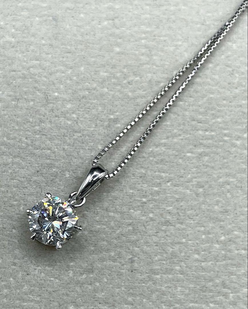 JF235☆高級 大粒ダイヤモンド1.084ct プラチナ ヘッド 鑑別付