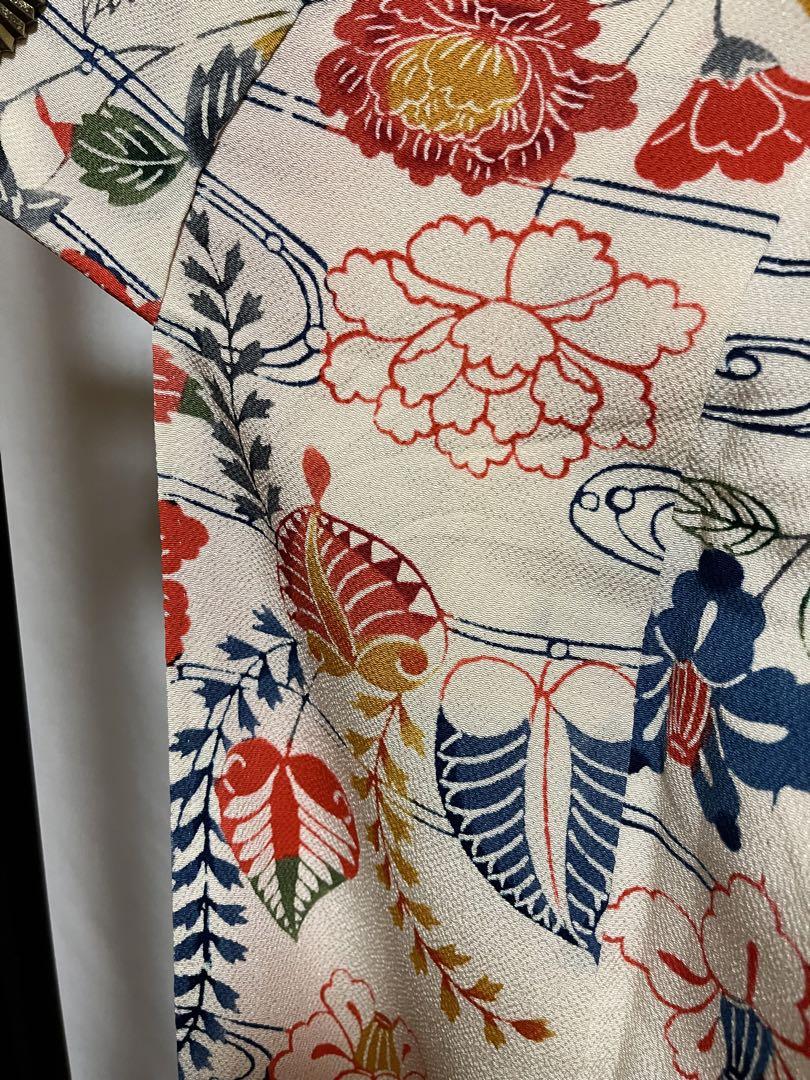 琉球物】○沖縄県伝統工芸品○【琉球紅型小紋】○型染○草木染め○