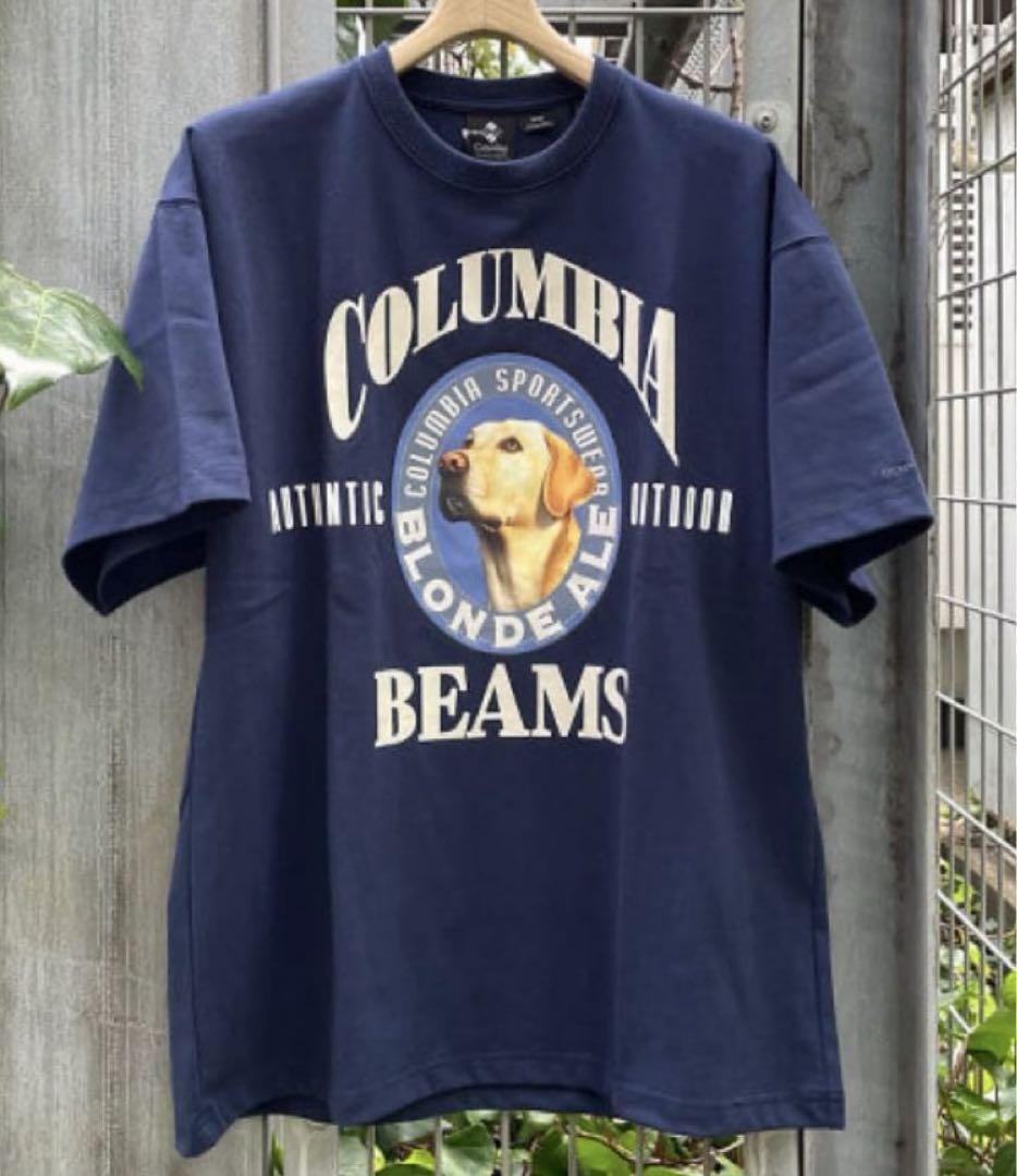 Columbia × BEAMS / 別注　メンズ半袖TシャツXL