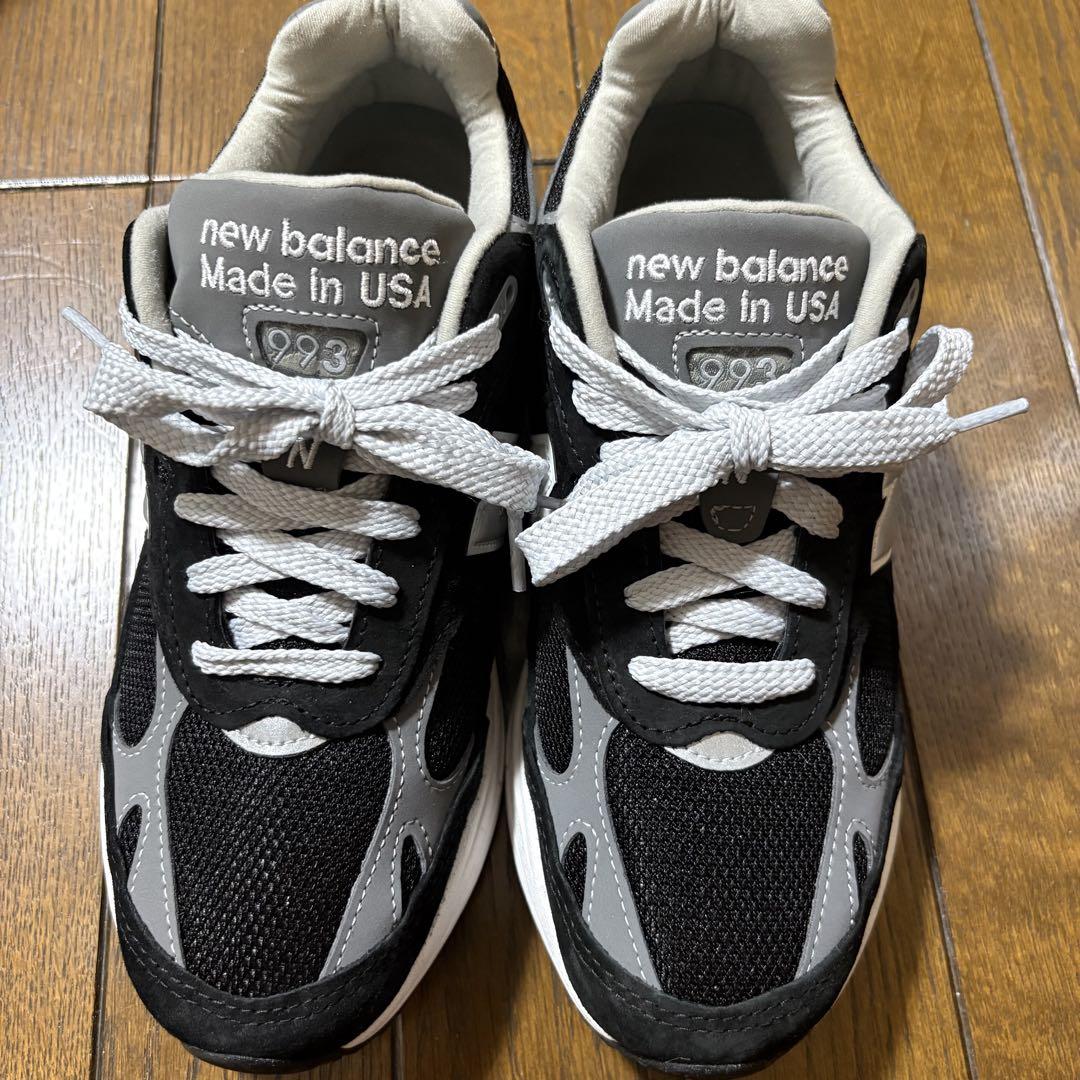 ニューバランス MR993BK Made in USA 993 25cm