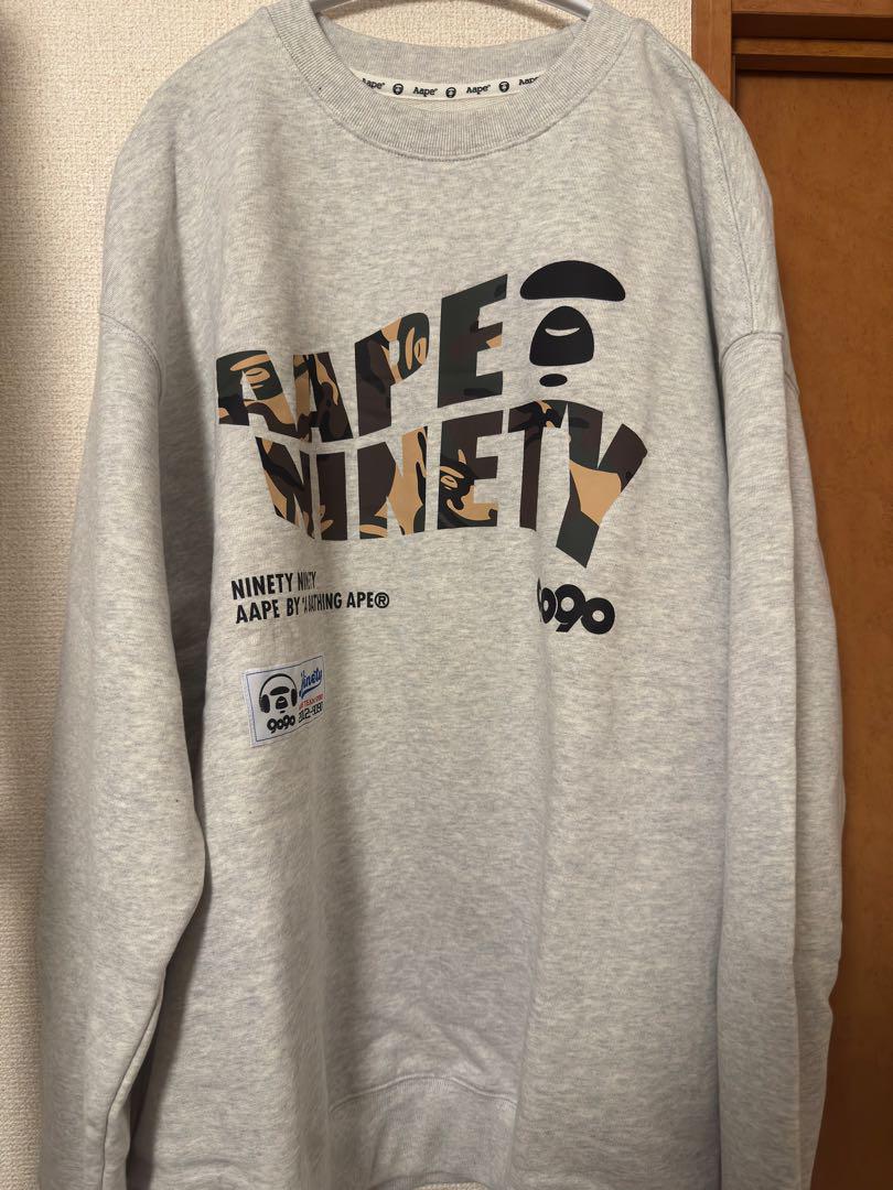 9090s aape コラボスウェット　百足着用