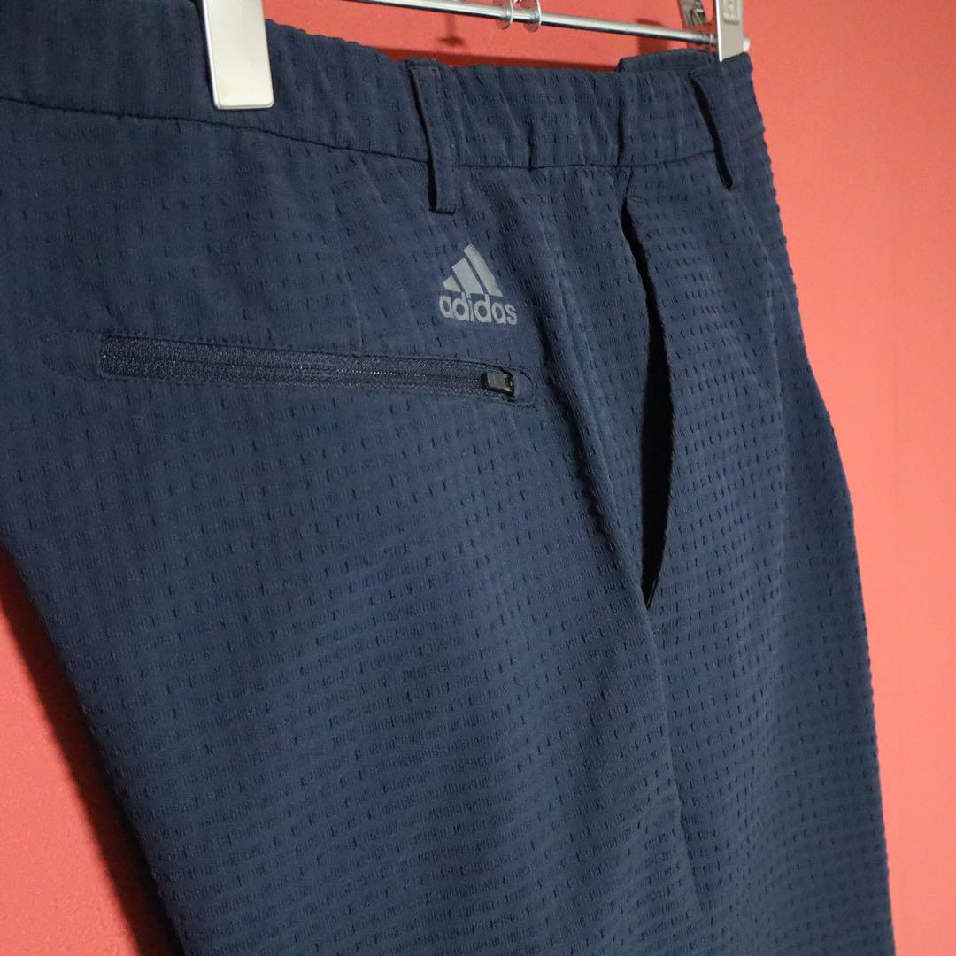 【国産】 adidas ポリエステル ジップデザイン ロゴプリント 総柄 スーツ