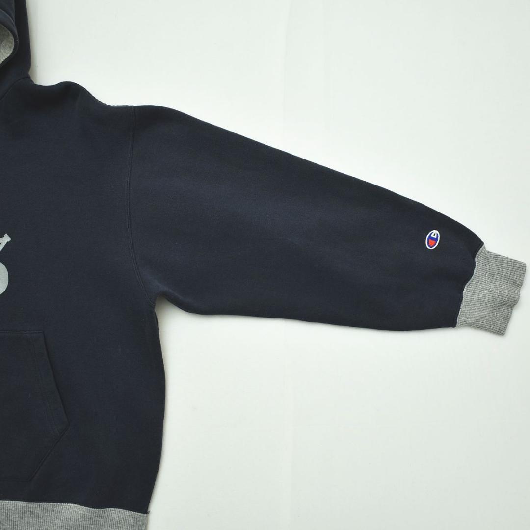 チャンピオン Champion スウェット フーディー パーカー M ネイビー