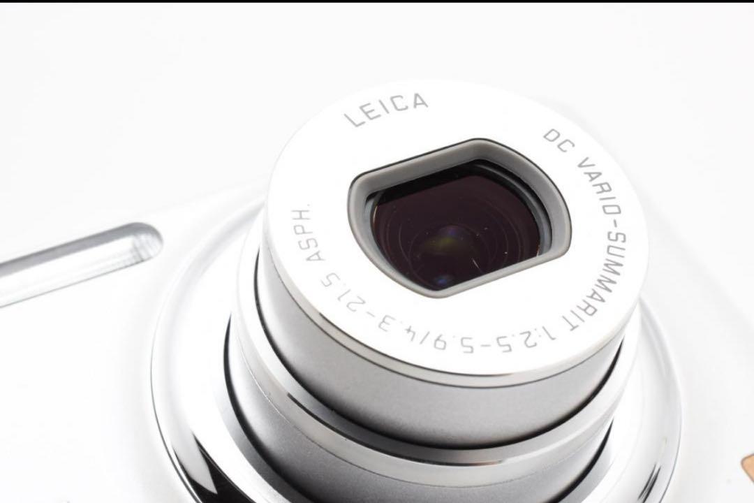 美品】パナソニック LUMIX FX77 デジカメ ホワイト SDカード付