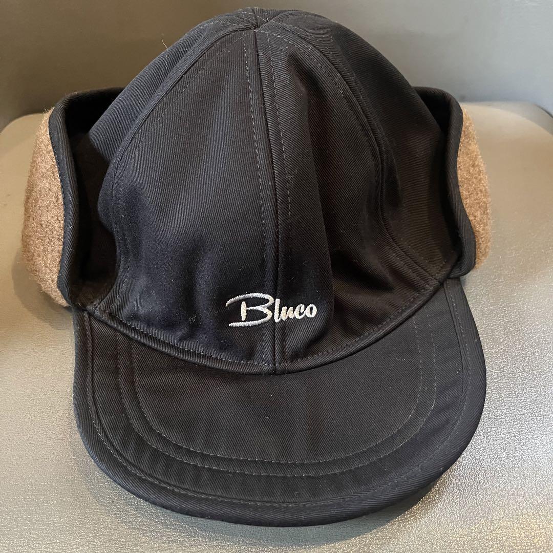 BLUCO/ブルコ　EAR FLAP CAP ブラック