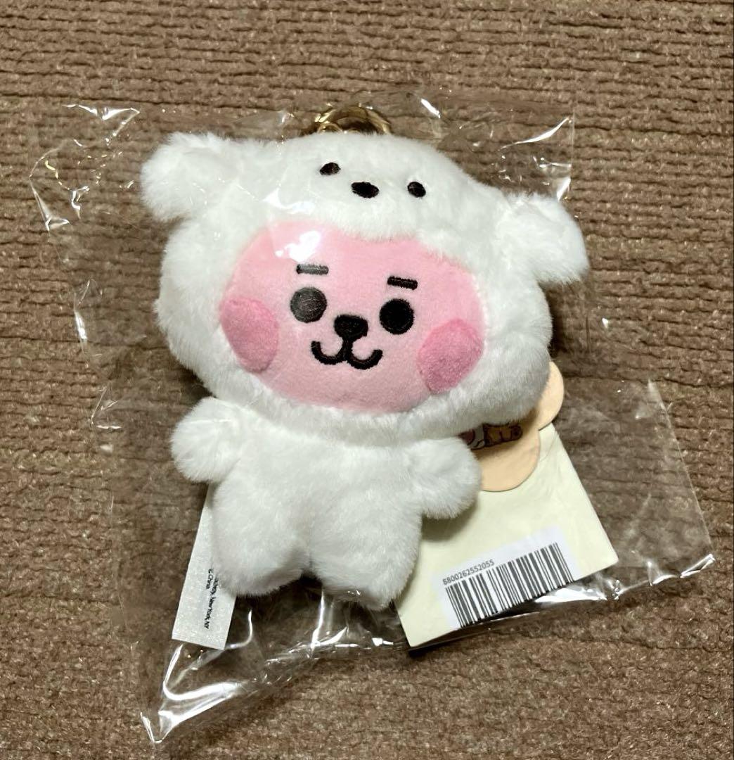 BT21 COOKY ぬいぐるみキーリング FLUFFY