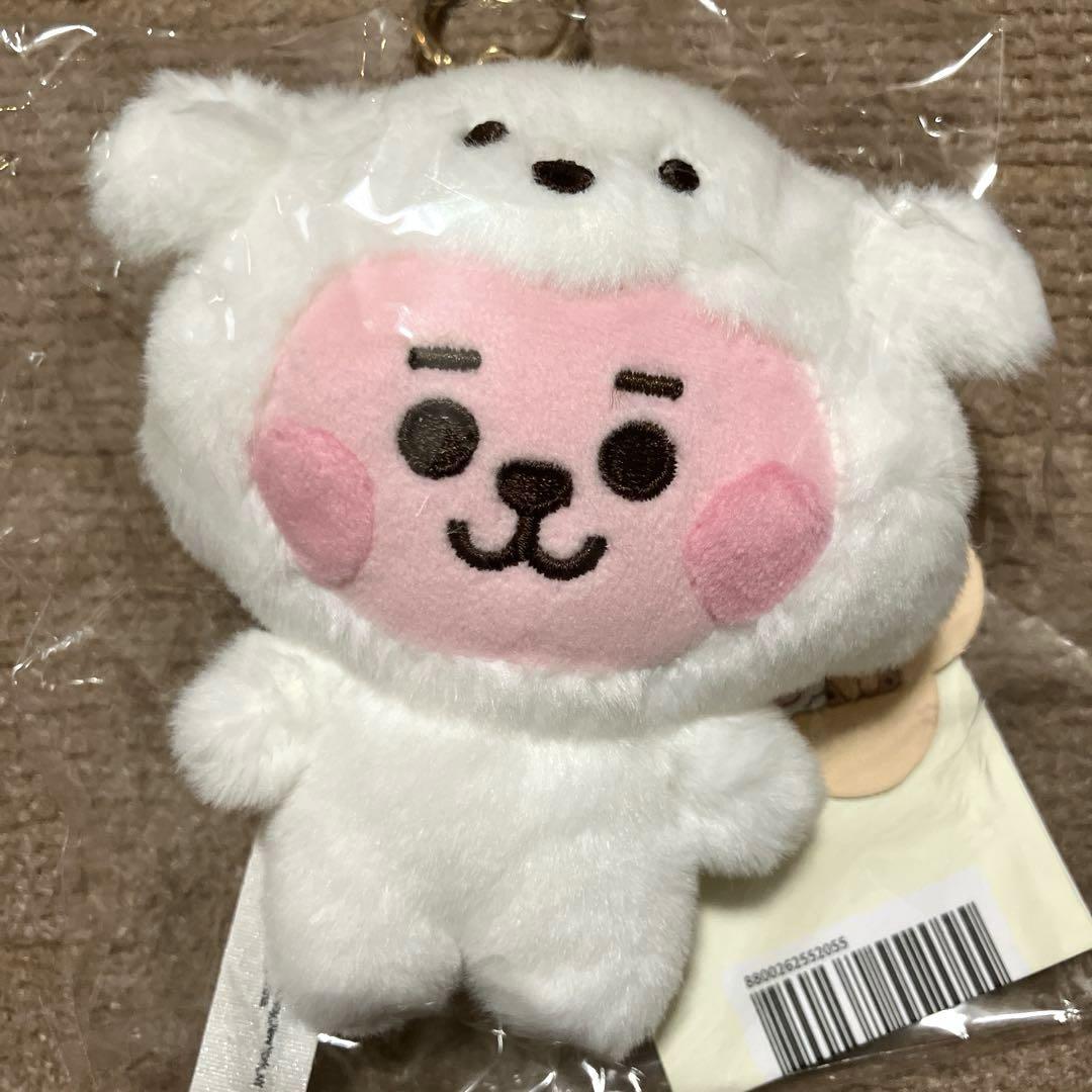 BT21 COOKY ぬいぐるみキーリング FLUFFY