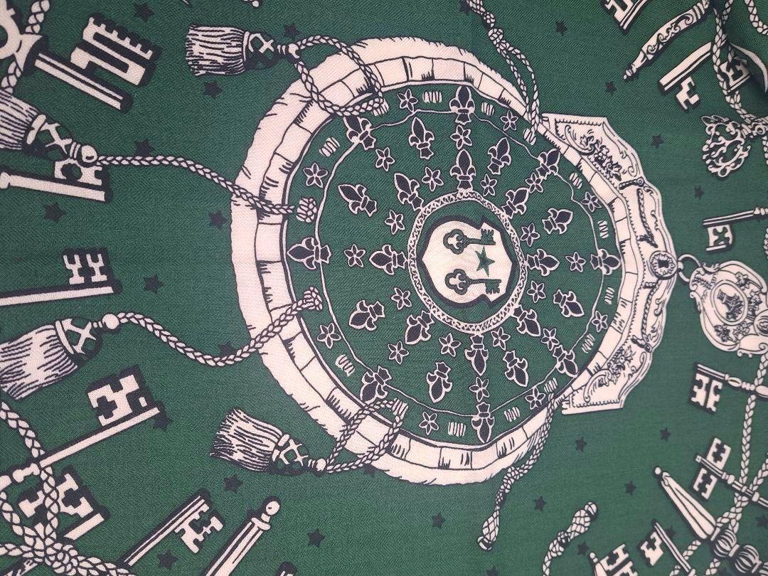 HERMES エルメス カレジェアン140 Les Cles Bandana - メルカリ