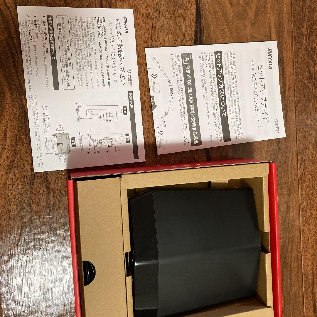 ケーブルは AirStation WSR-5400AX6-MB マットブラック hqFVO-m90941972174 していませ