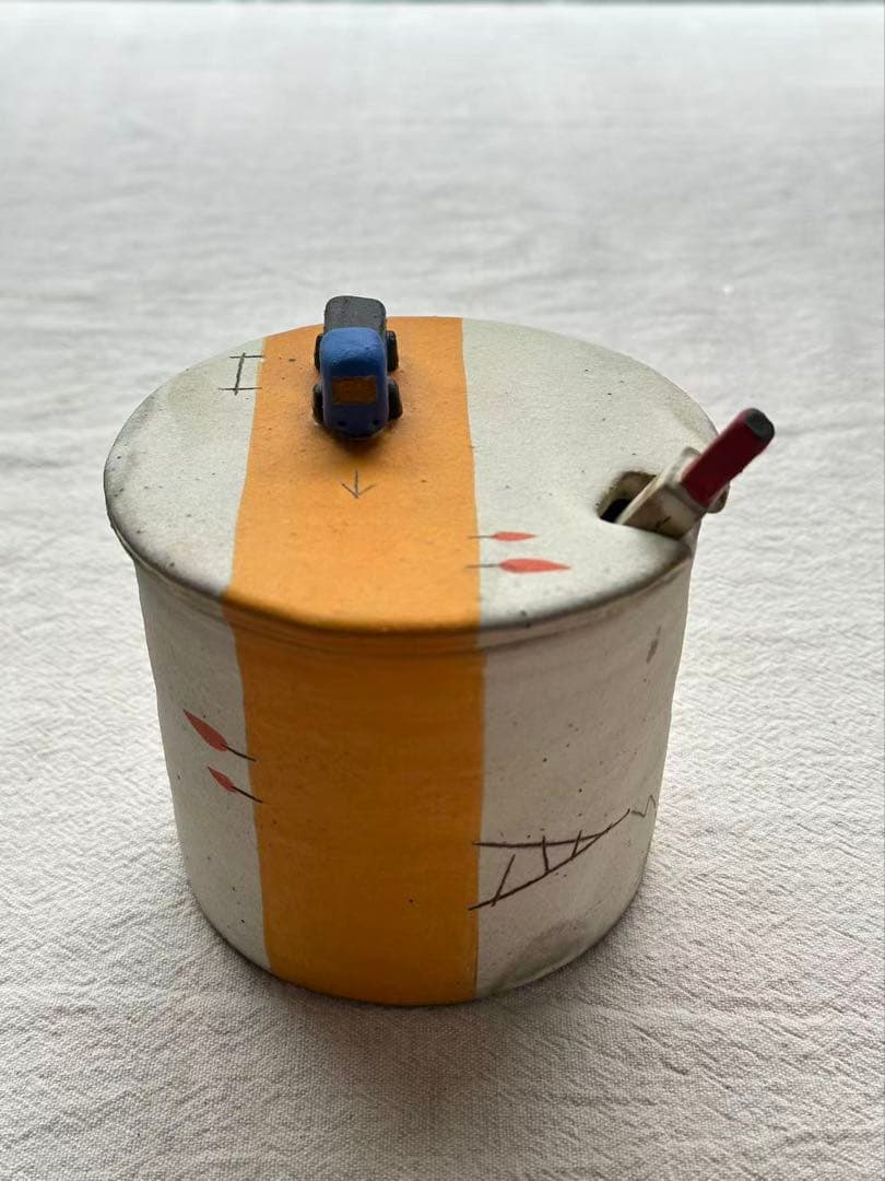 小堤晶子さんのシュガーポットスプーン付き