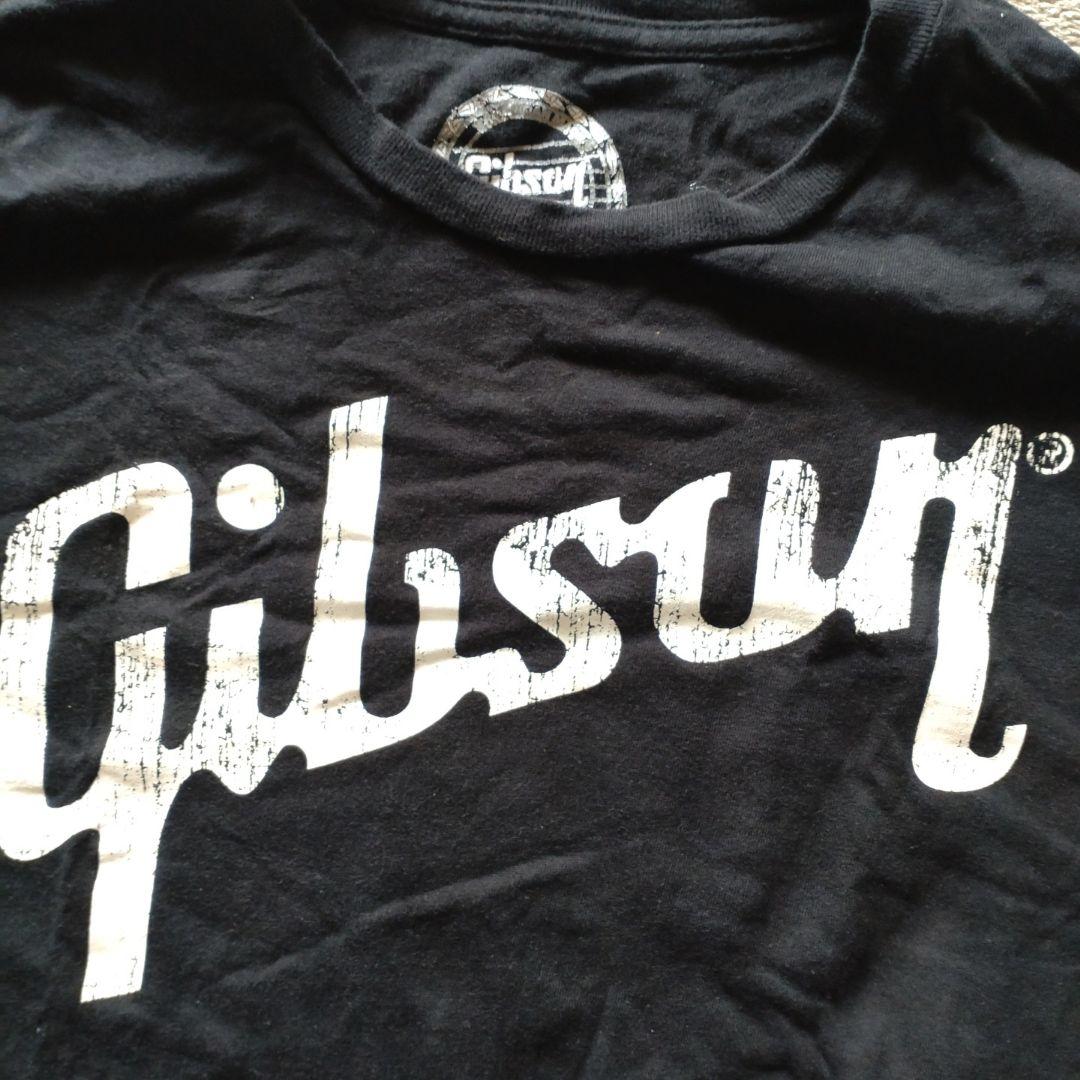 Gibson ロゴ Tシャツ M 黒 - メルカリ