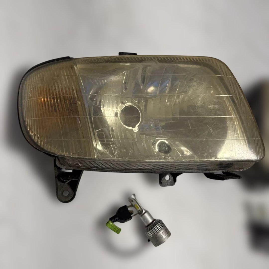 l700 ミラ ヘッドライト 2個セット バルブ付き目立った傷や汚れなし TRITUETUBI_COM