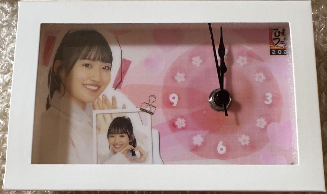 モバガチャ　ひなフェス2025 中山夏月姫　アクリル時計