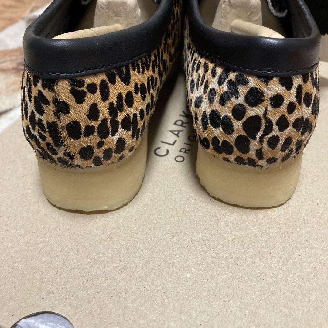 新品 CLARKS ORIGINALS Wallabee Leopard