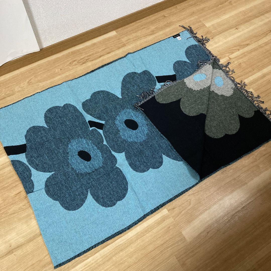 マリメッコmarimekko ウニッコ　マフラー　ショールスヌード　ブランケット