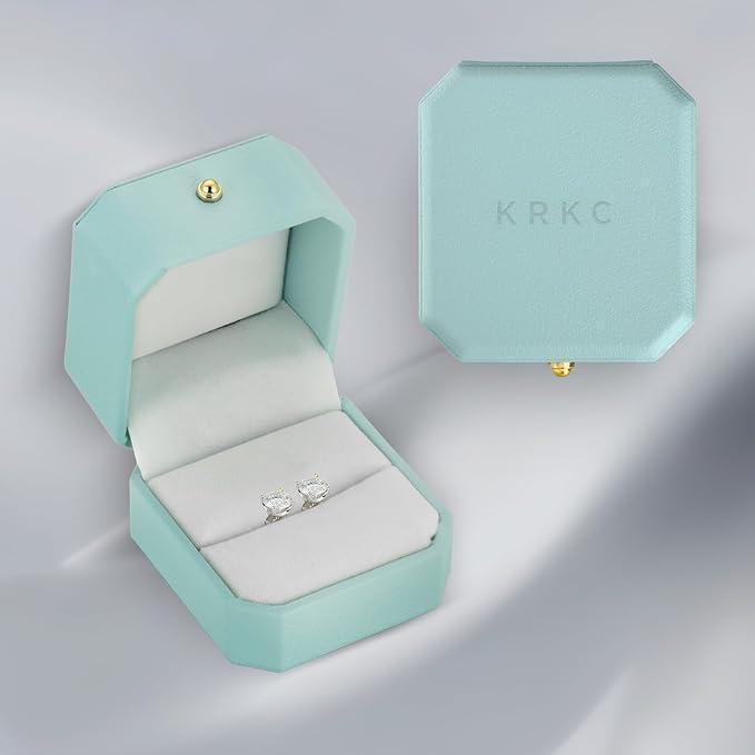 KRKC モアッサナイトピアス 4本爪