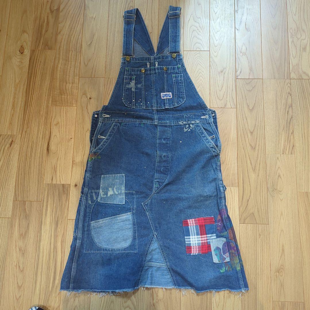 BIG SMITH デニムオーバーオールスカート