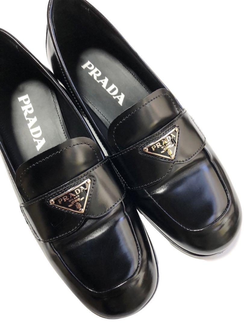 ❤️美品❤️PRADA❤️ローファー❤️三角ロゴプレート◇小さな