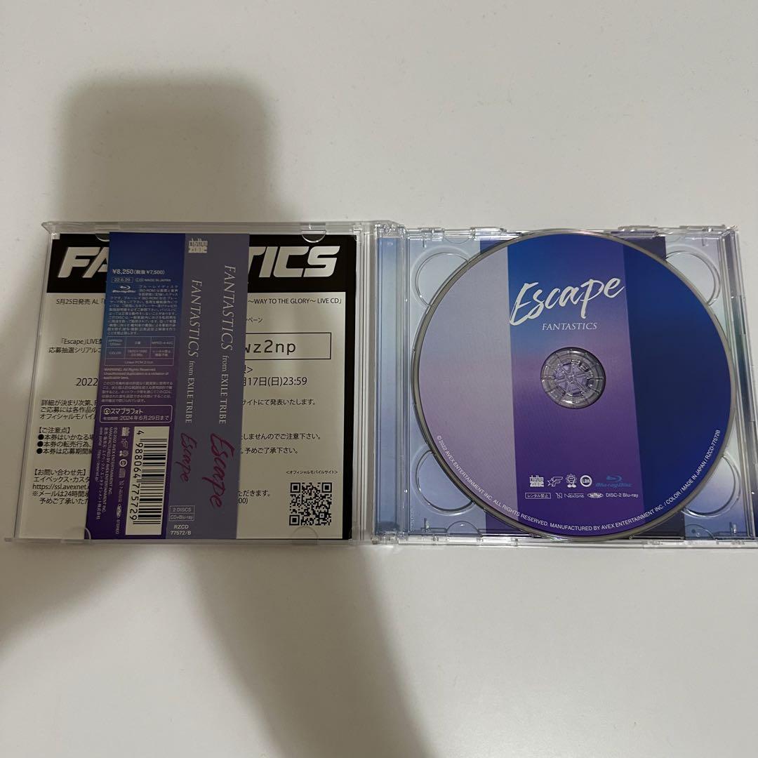 FANTASTICS Escape LIVE盤 CD＋Blu-ray