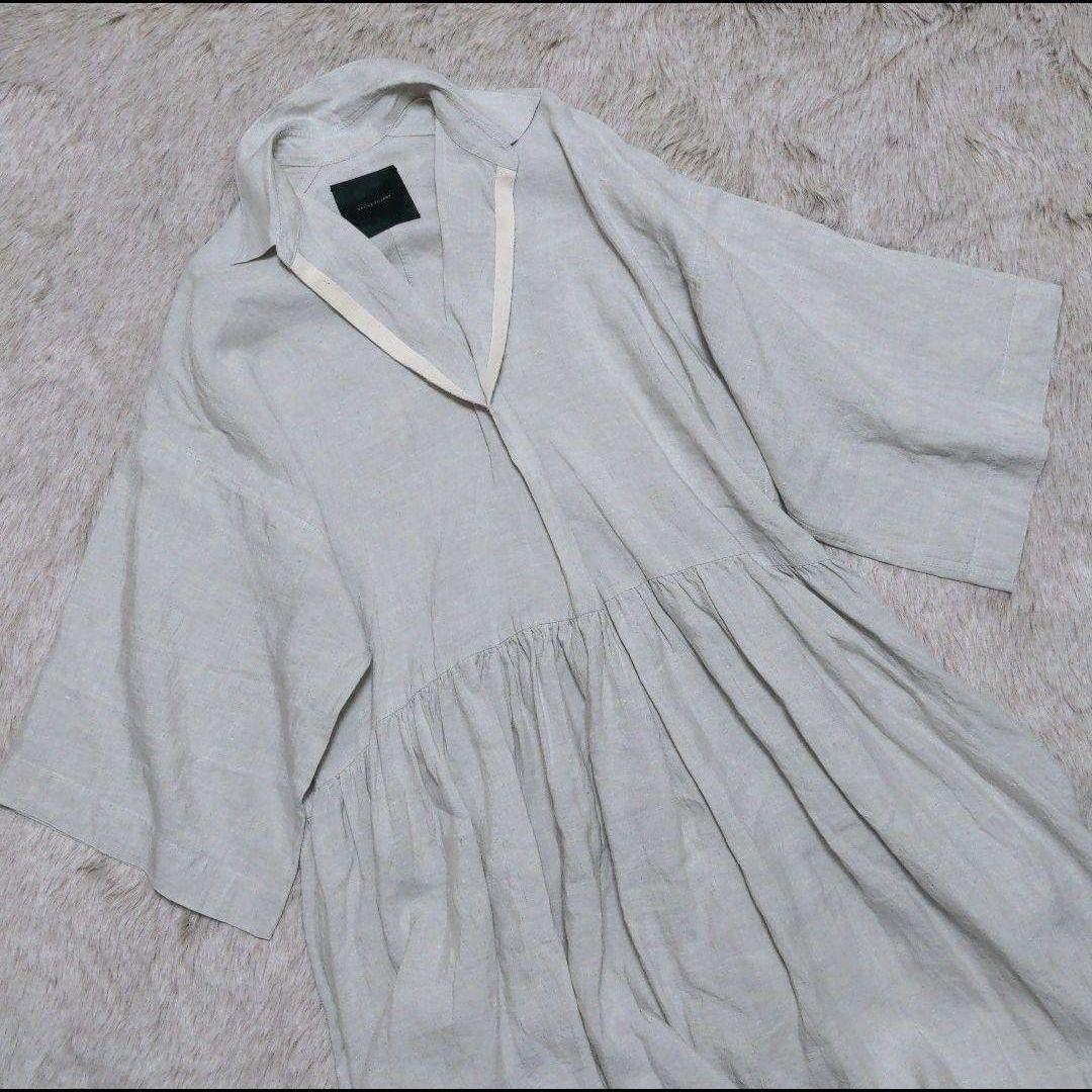 NATIVE VILLAGE ／ネイティブヴィレッジ⚜️　リネン　ワンピース