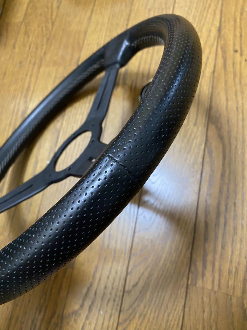 ナルディ  クラシック 34パイ レザーステアリング グレーステッチ