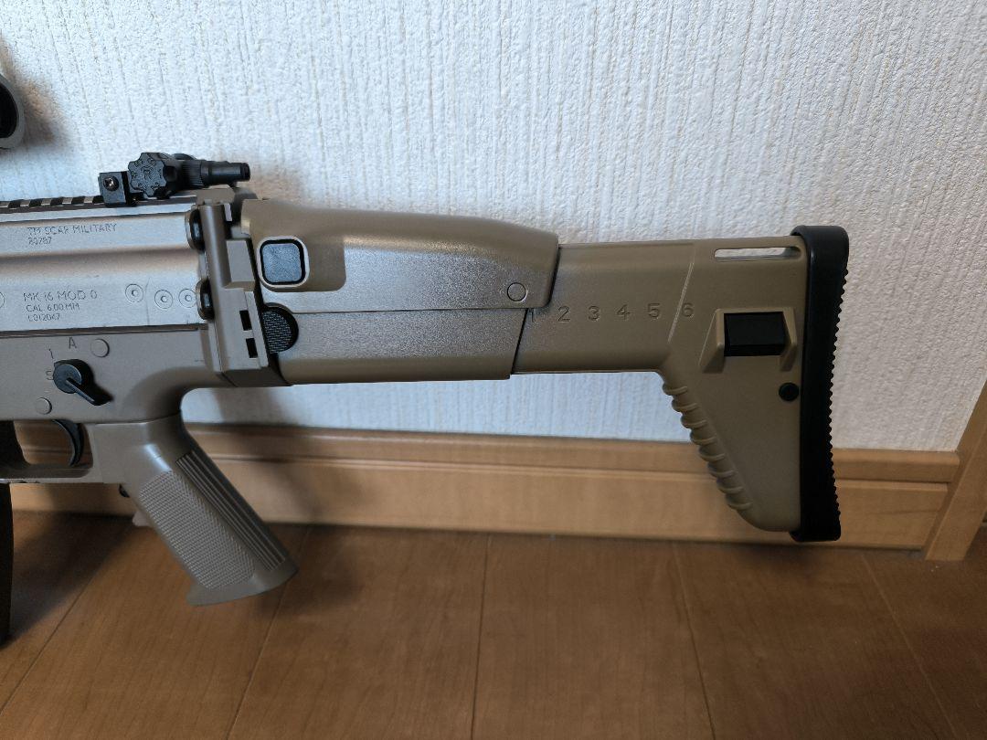 SCARスカーCQC電動ガンBOYsボーイズフル装備スコープ、グリップ
