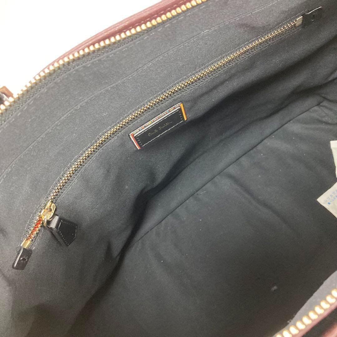 新品◆A4対応◆ポールスミス　トートバッグ　レザー　メンズ　80wr173