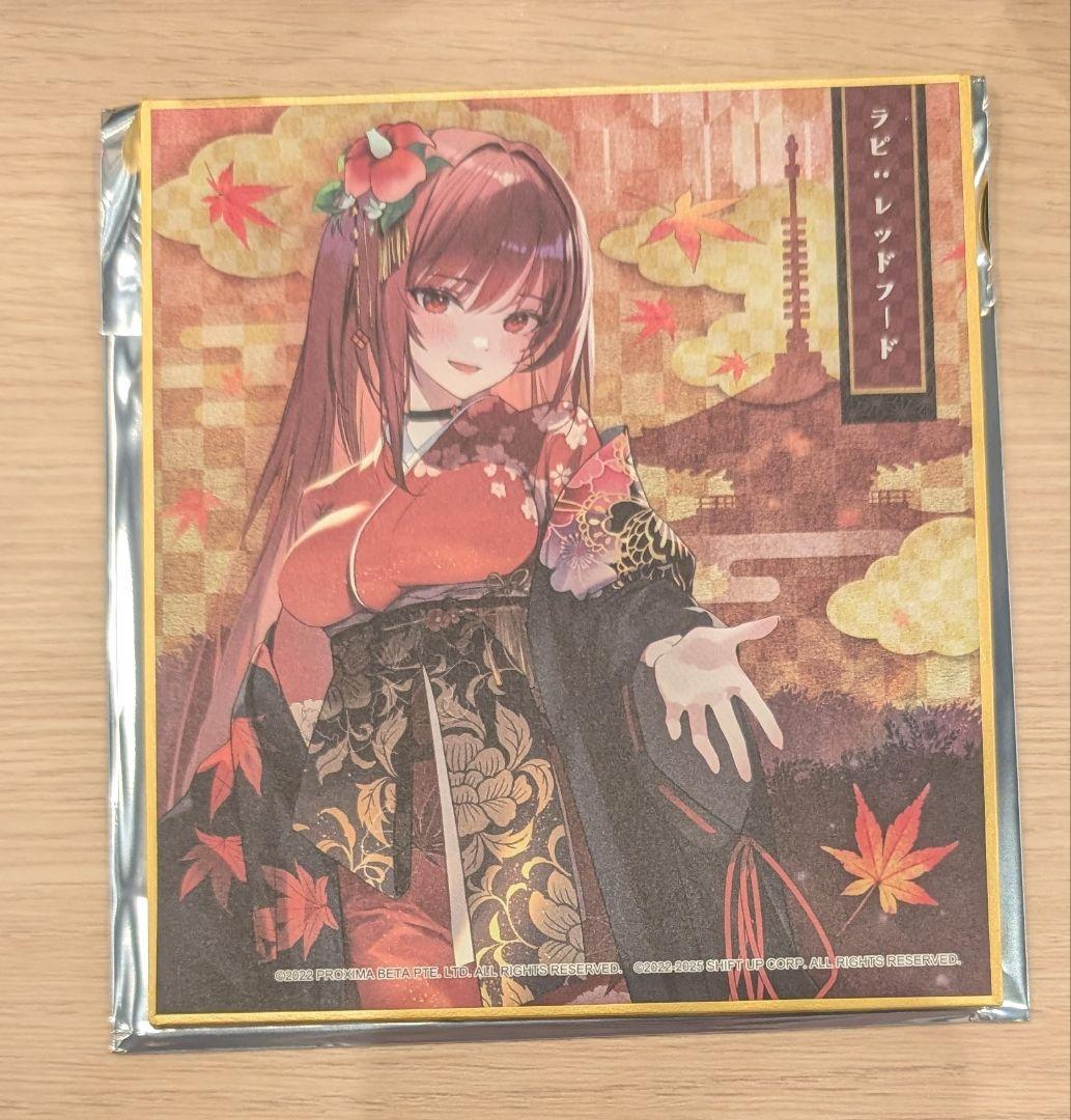 勝利の女神NIKKE in 京都 ラピ 色紙 - メルカリ