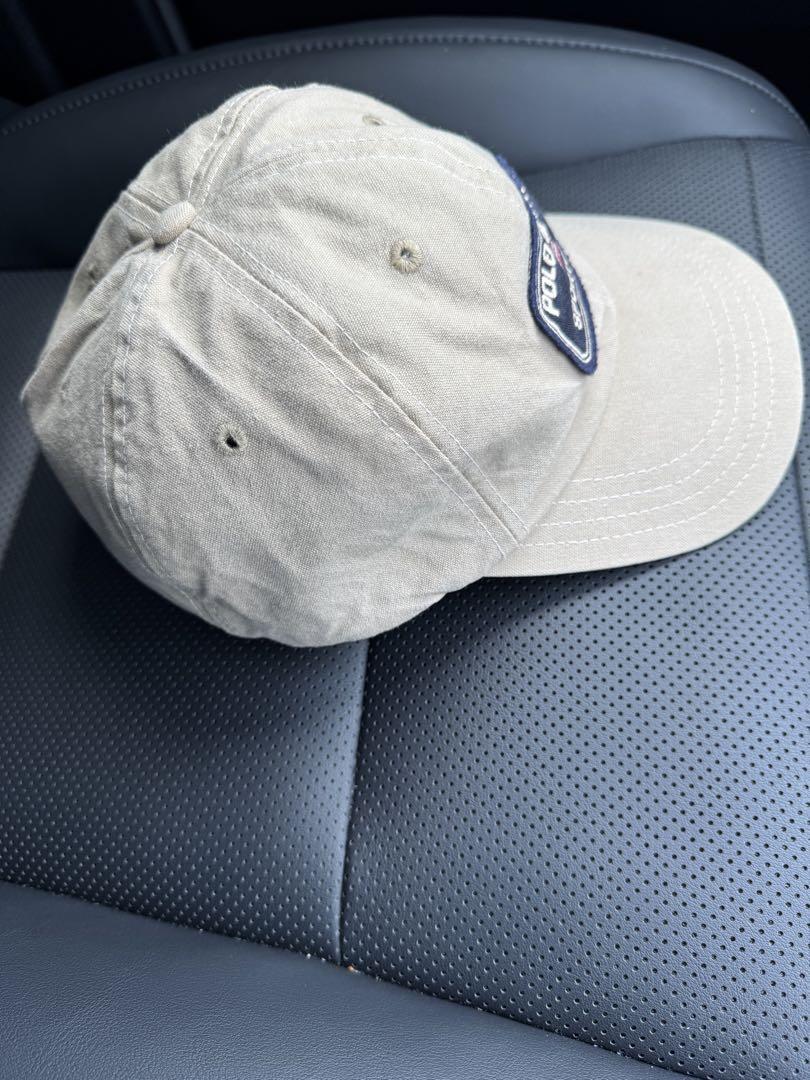 は*ー様 polo sport　ポロスポーツマンワッペン　ヴィンテージキャップ