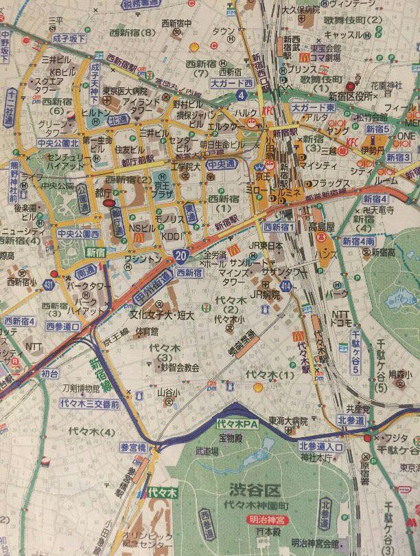 関東道路地図