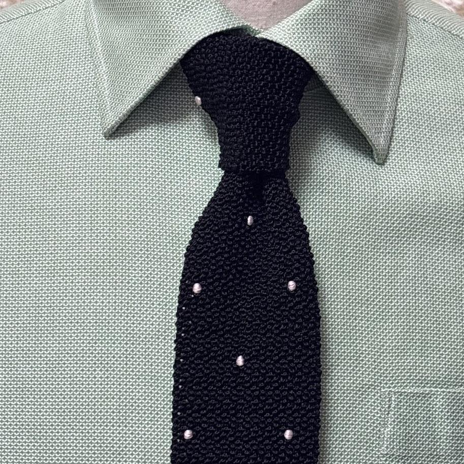 ASCOT アスコット for BEAMS F ドットニットタイ☆未使用に近い