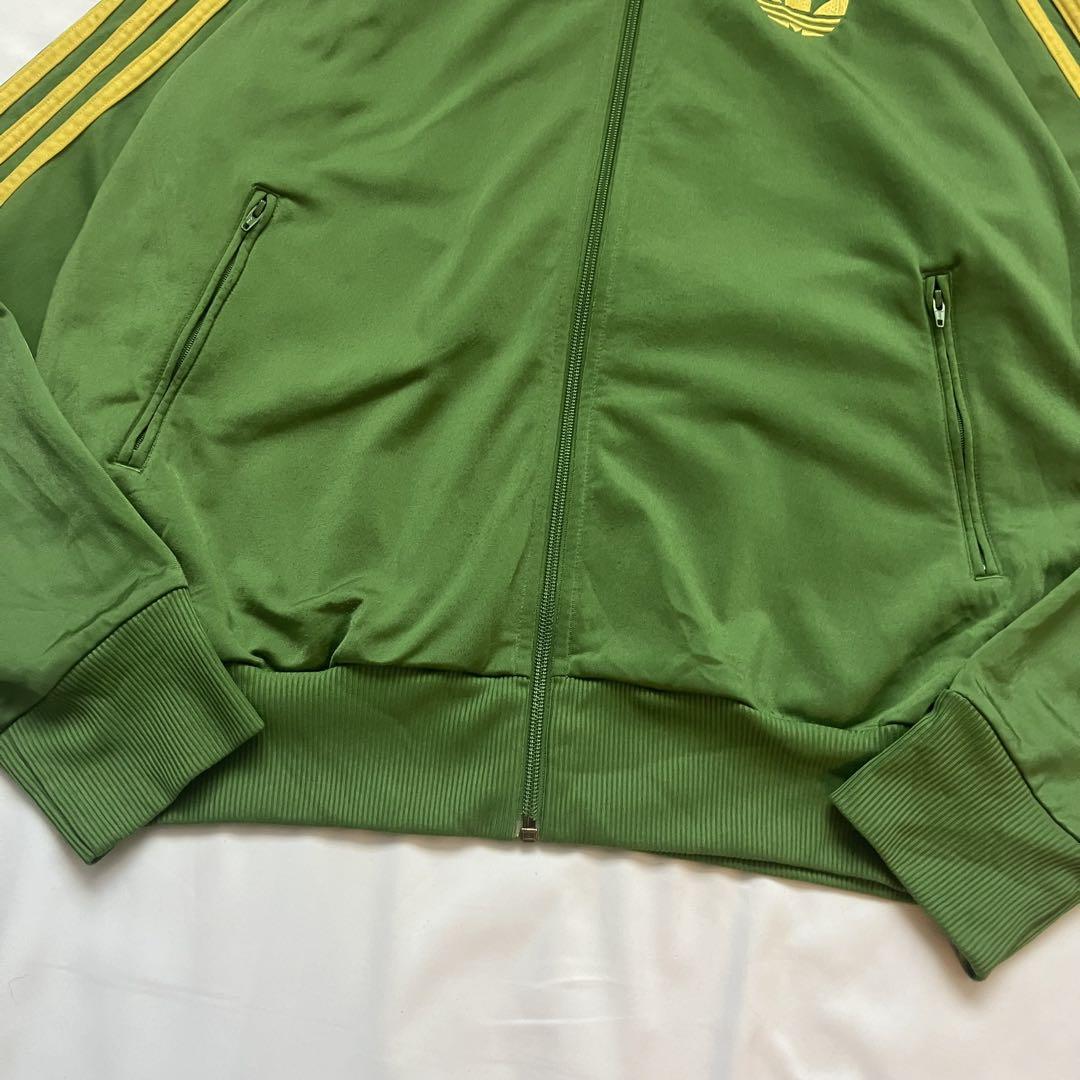 00s adidas トラックジャケット ファイヤーバード M グリーン