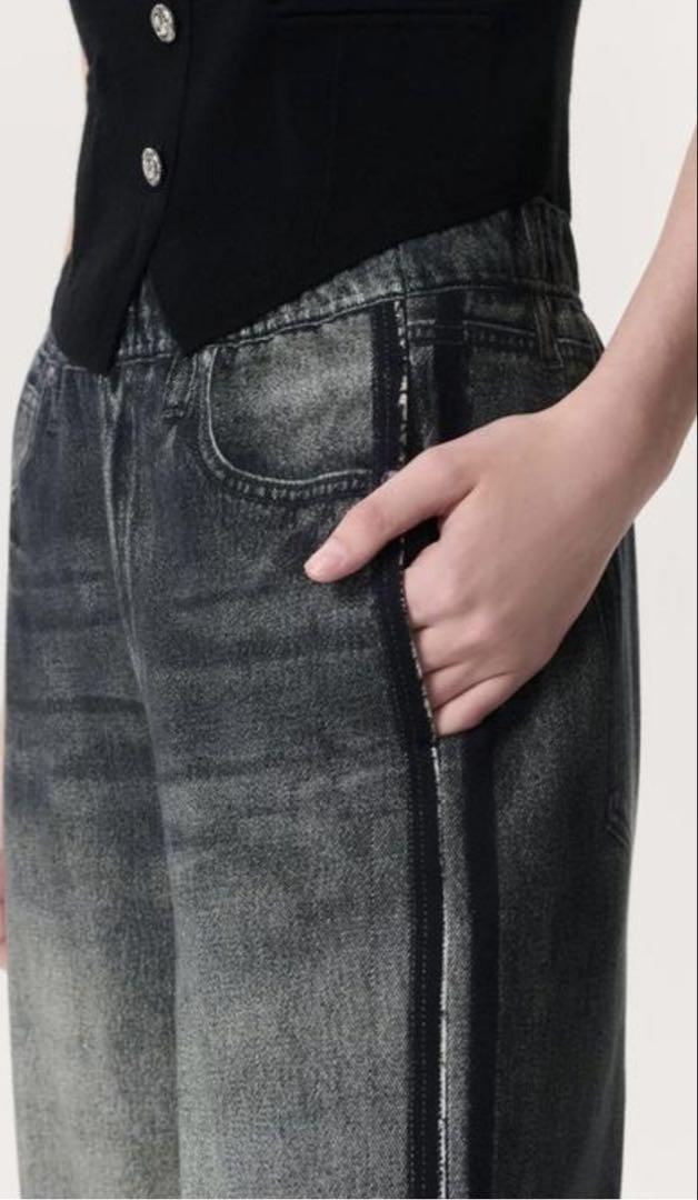 【新品・未使用】Rag and bone ミラマーワイドレッグトラックパンツ
