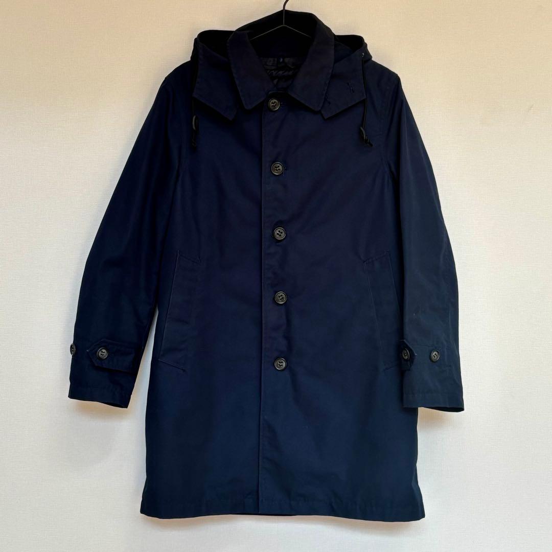 JOURNAL STANDARD ステンカラーコート ネイビー