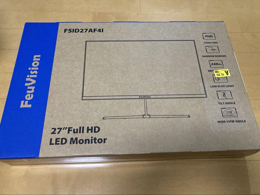 新品 ゲーミングモニター 27インチ FullHD 240Hz