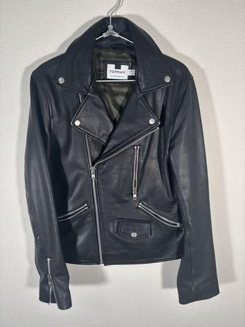TOPMANダブルライダース ジャケット 本革