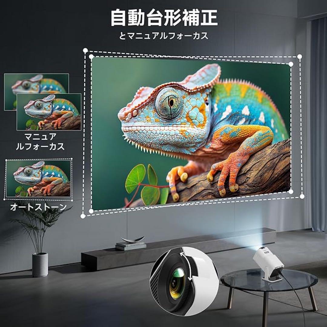 ❤️1品限り❤️プロジェクター450ASIN 180°回転・Android 11搭載