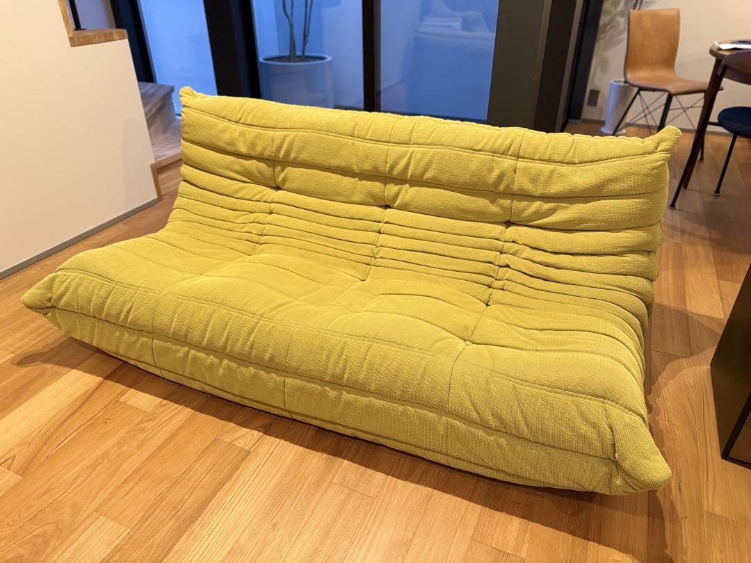 【太ちゃん】ligne roset Togo 3pソファ