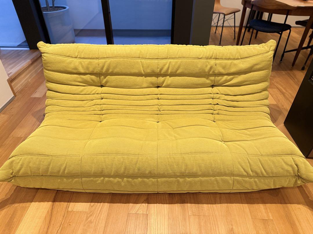 【太ちゃん】ligne roset Togo 3pソファ