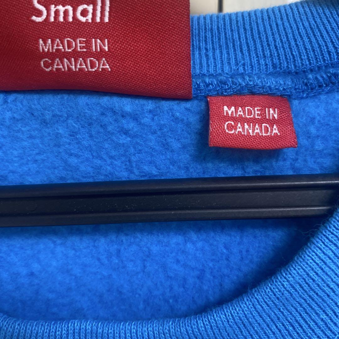 値段交渉有　開封のみ　Supreme New York スウェットシャツ 青s