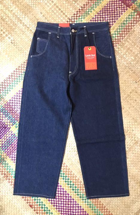 ヘンプ Levi’s®Red KYANITEワイド ルーズ 31 w8LDM-m90984062076 レッド CROPPED ◁メンズ