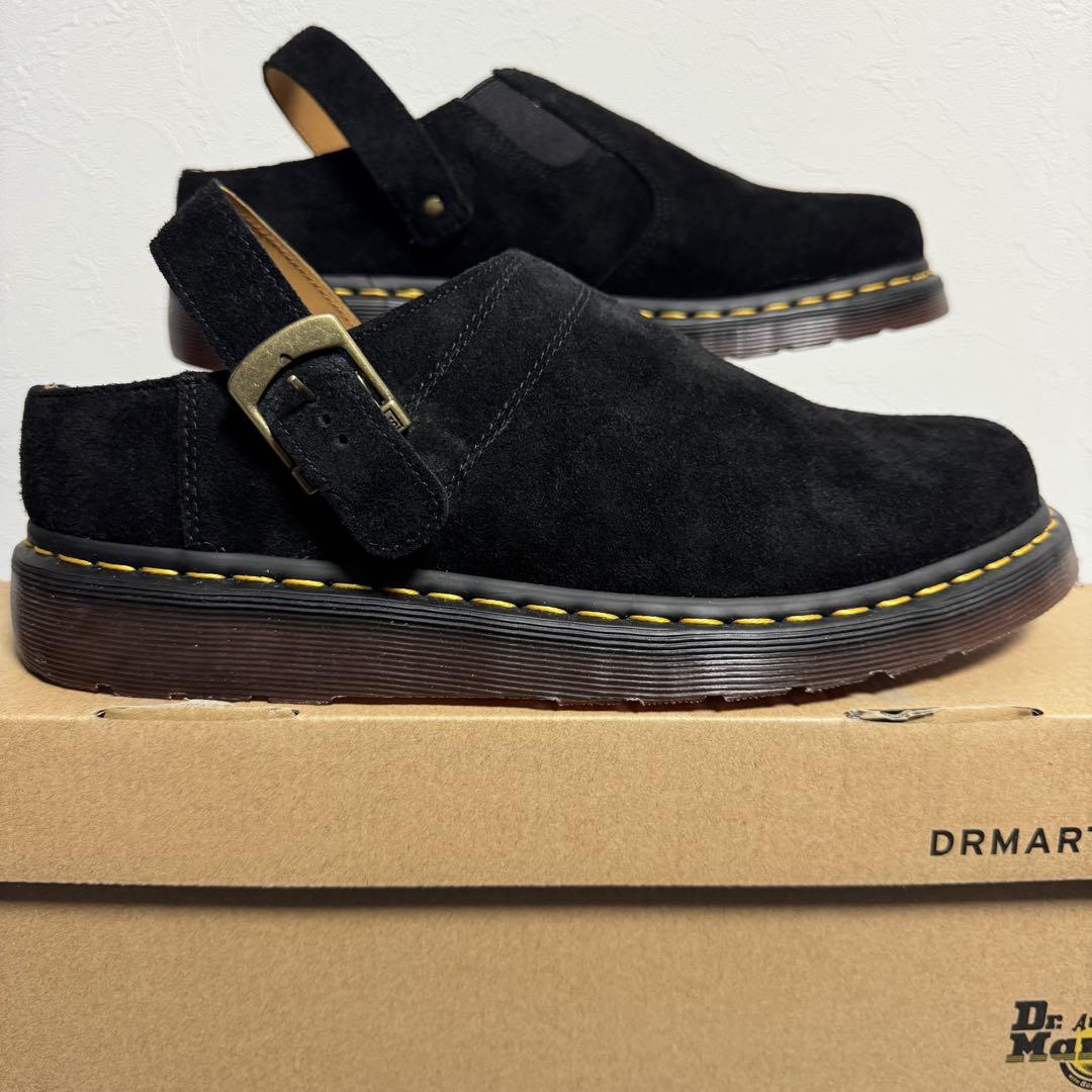 新品 Dr.Martens ISHAM サンダル ブラック スエード 28.5