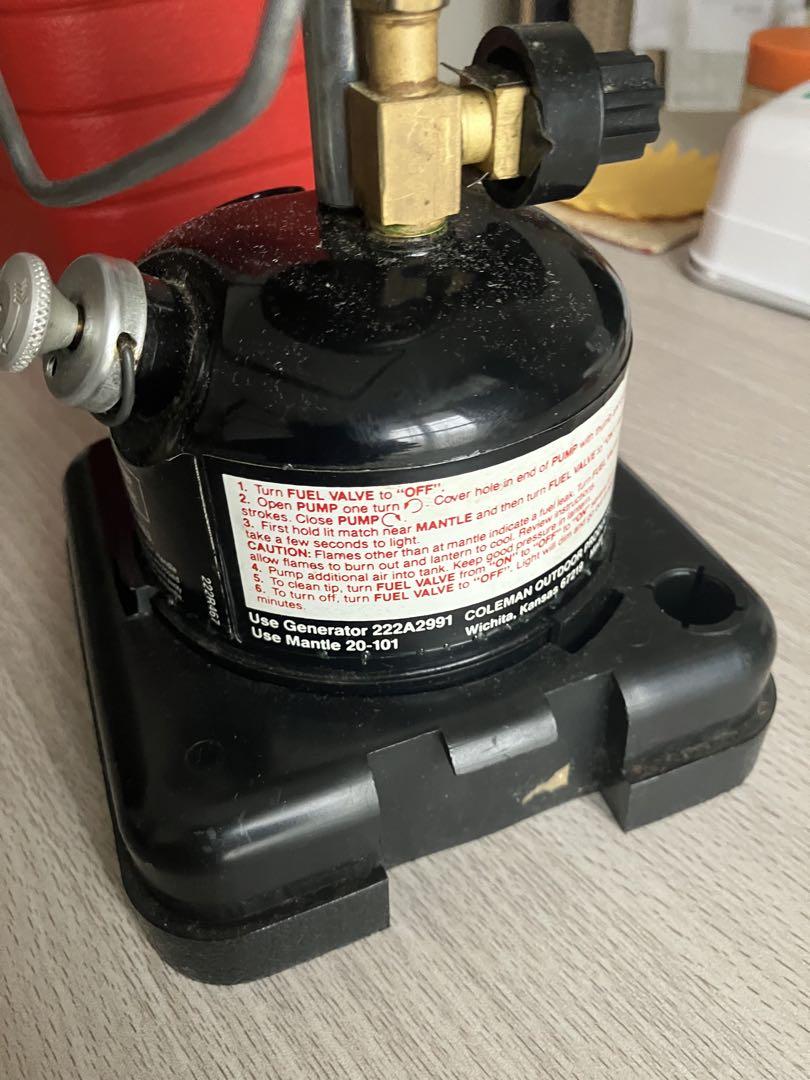 Coleman Peak1 ランタン222B USA製 ケース、ガソリン入セット