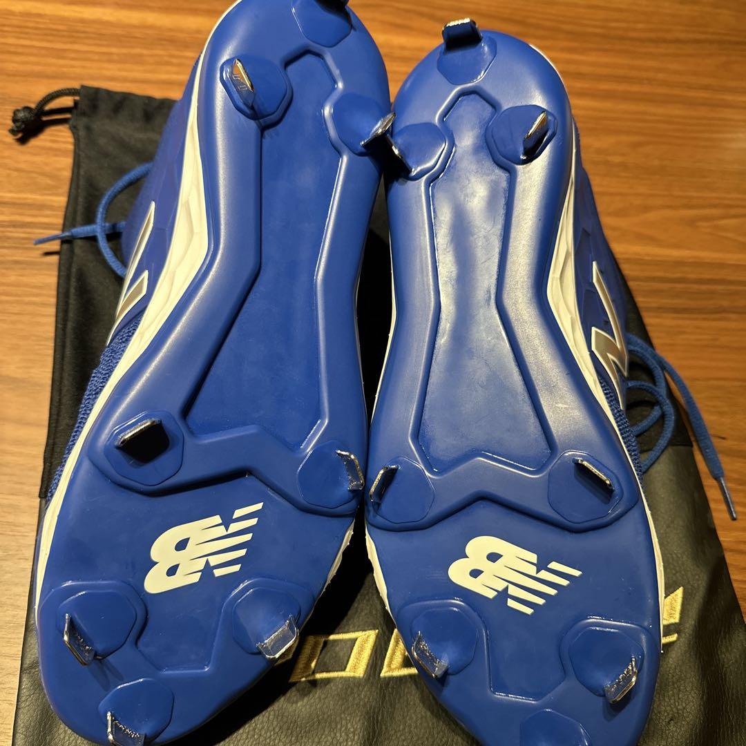 New Balance 青 ハイカットスパイク