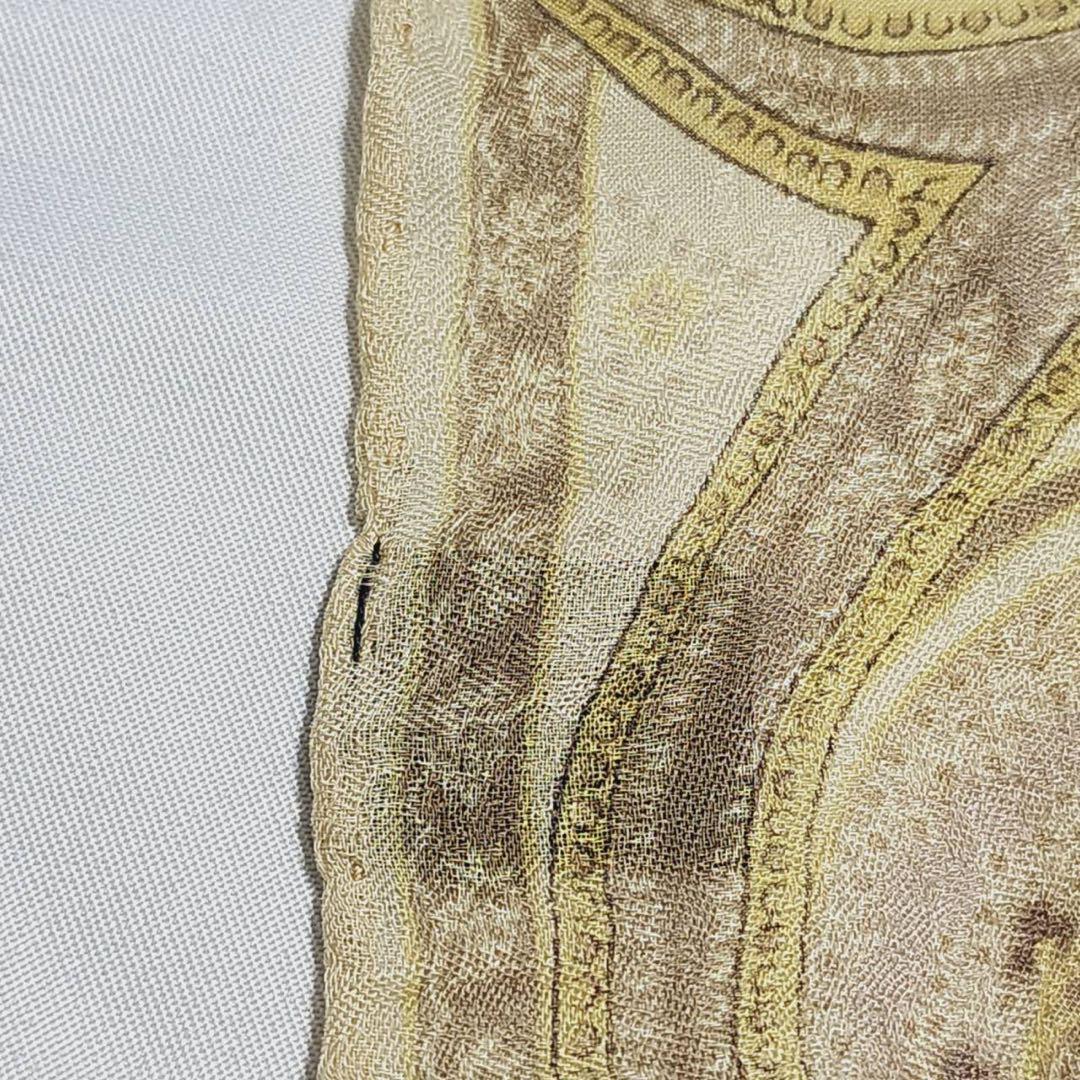 ☆ETRO☆ ストール シフォン ペイズリー柄 シルク ベージュ