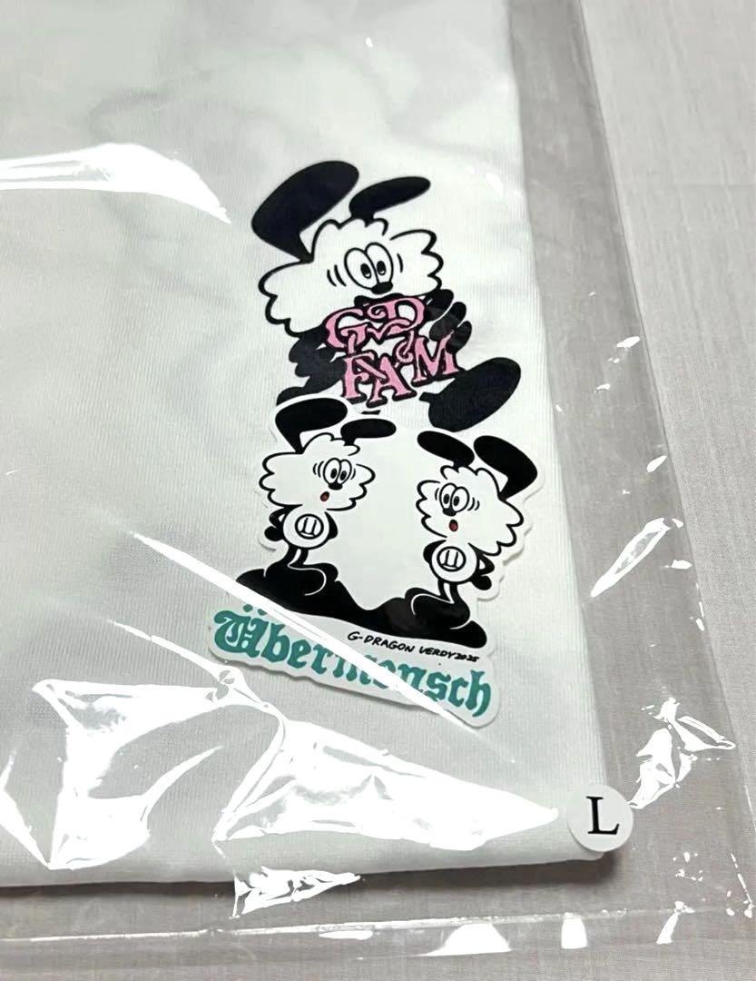 G-DRAGON VERDY Lサイズ G-DRAGONがVERDYとコラボ、Tシャツをワールドツアー大阪公演で発売