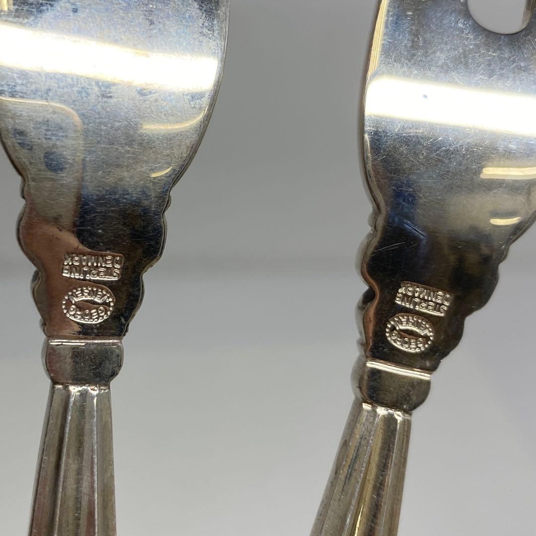 ジョージジェンセン ミートフォーク2本sterling925